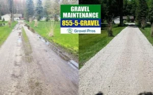 A picture of the side by side pictures of grass and dirt.