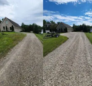 A couple of pictures showing the same road.